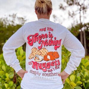 Simply Southern | "Nug Life" Nothing Nuggets Can't Fix  Tee | Size Extra Large